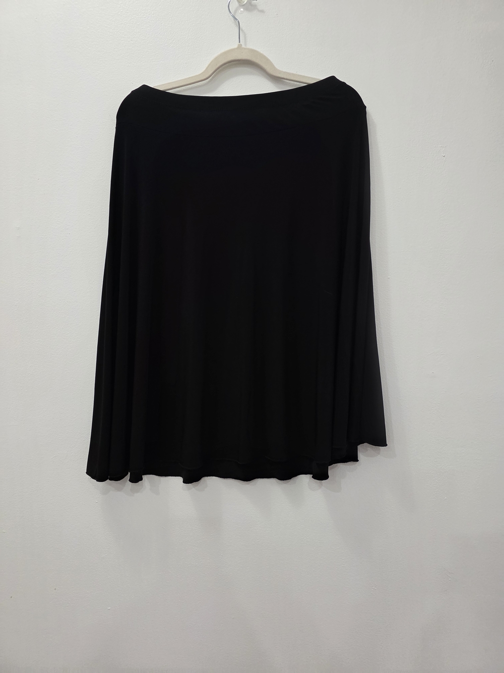 Women's Black A-Line Flared Skirt